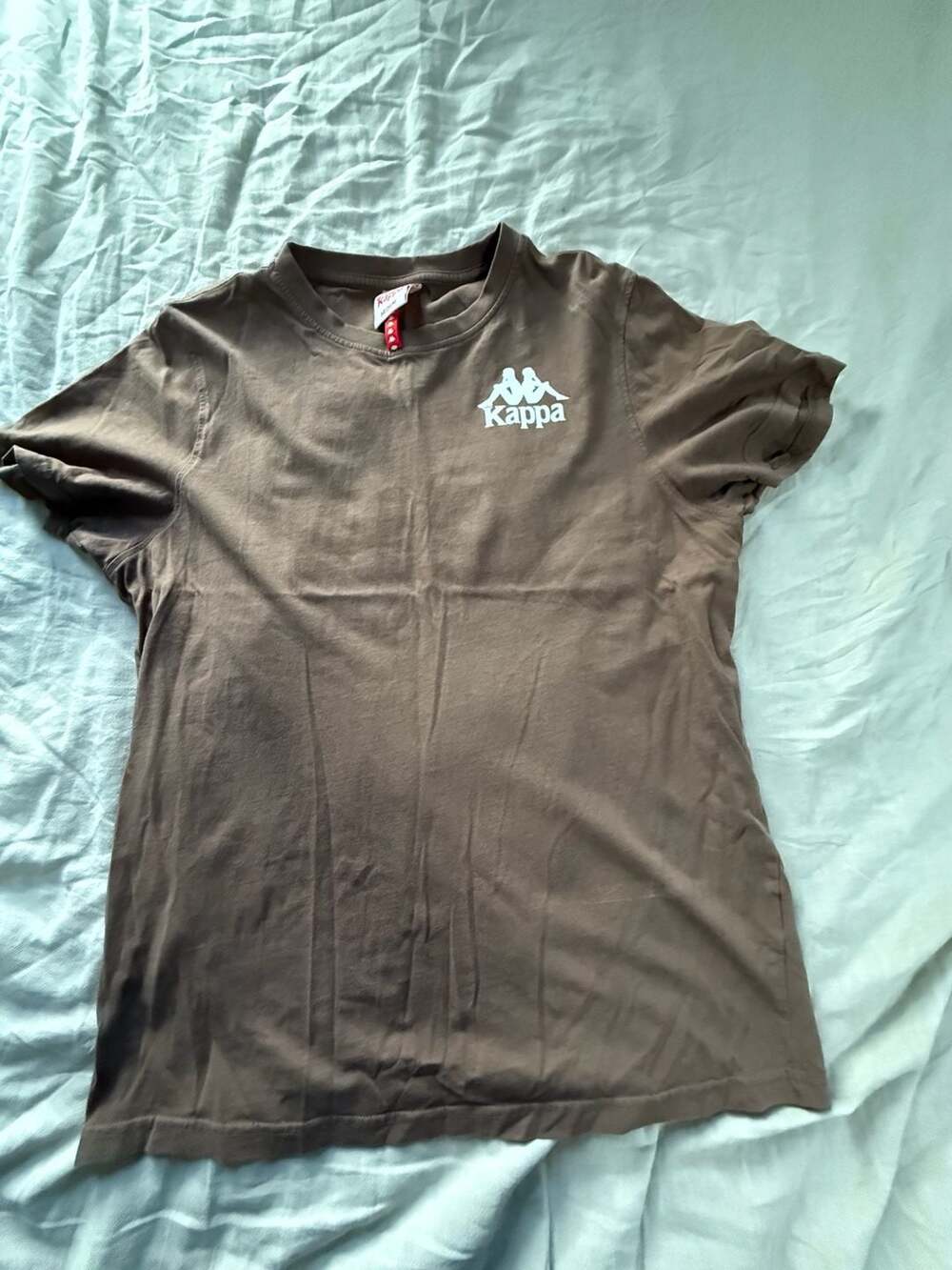 Kappa Authentic Brown Short Sleeve Logo T-Shirt